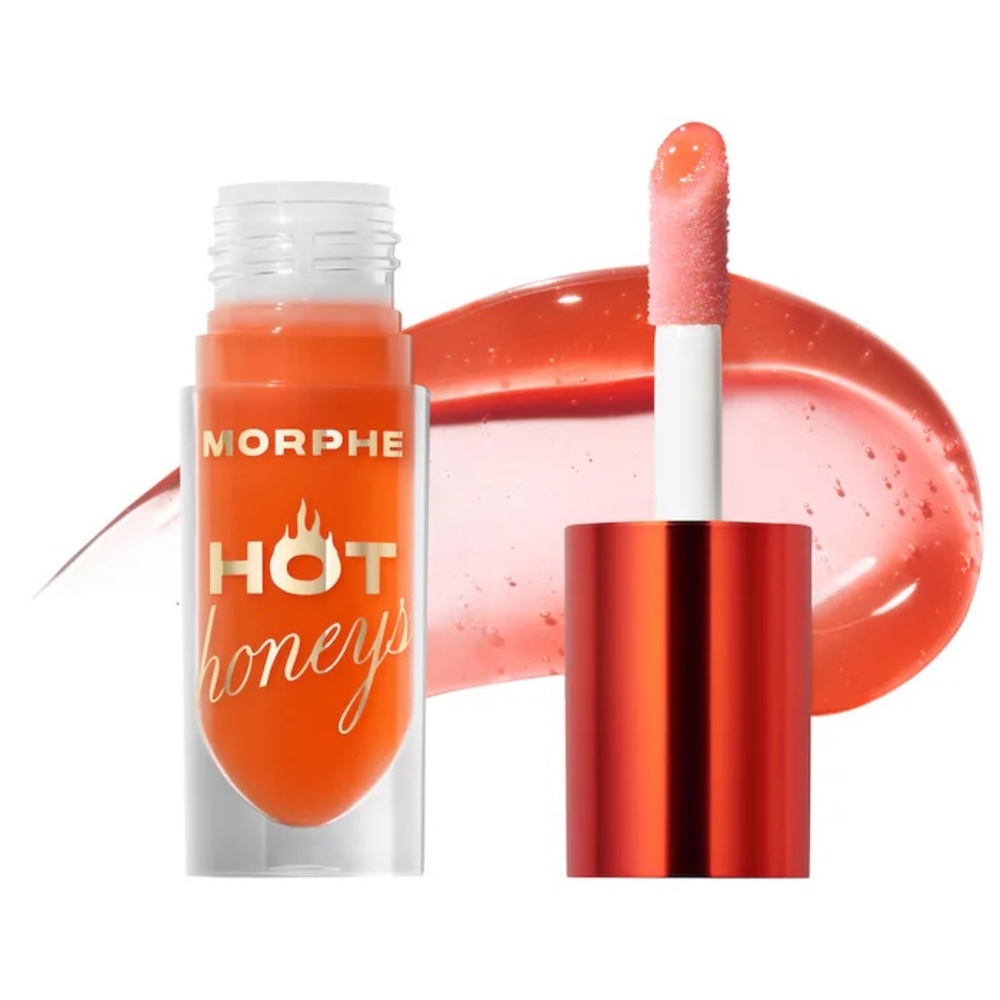 BNIB Morphe Hot Honey Plumping Lip Oil - Heat Swarm